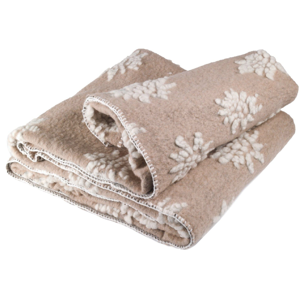 Coperta in Lana Cotta in Fantasia - Stella Alpina Coperta Lana Italia Plaid Corda