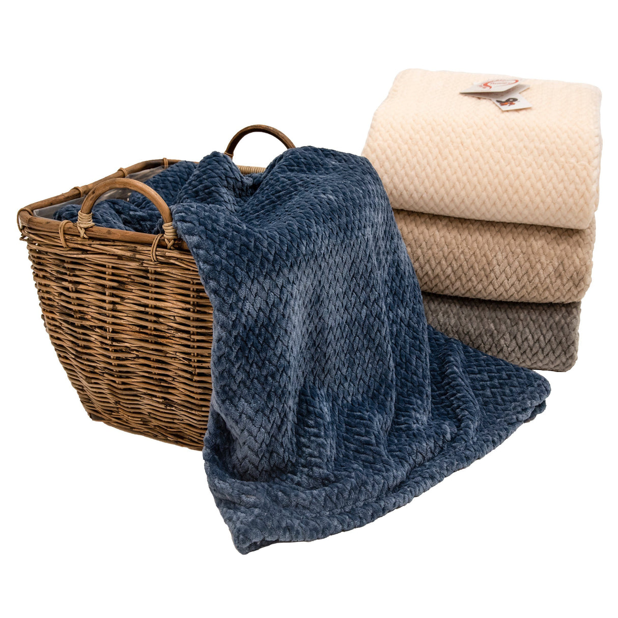 Coperta in Micropile fantasia Jacquard - Flannel Jacquard Coperta Daunex