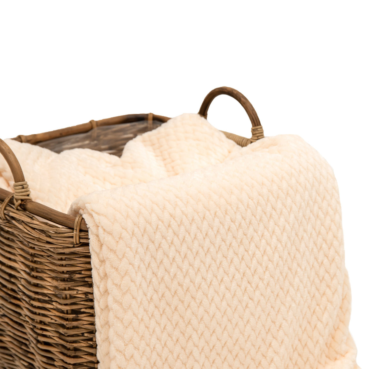 Coperta in Micropile fantasia Jacquard - Flannel Jacquard Coperta Daunex Singola Naturale