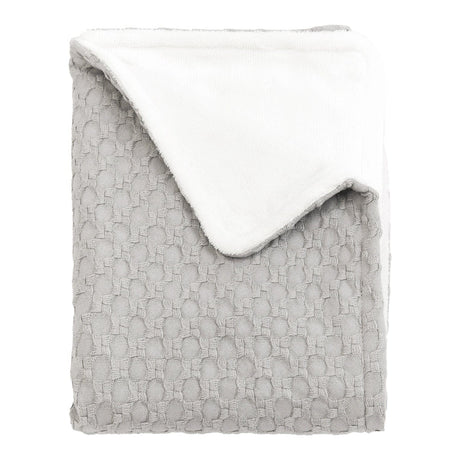 Copertina in Bambù Organico e Micropile - Honey Copertina Bamboom Culla (100x75cm) Grigio