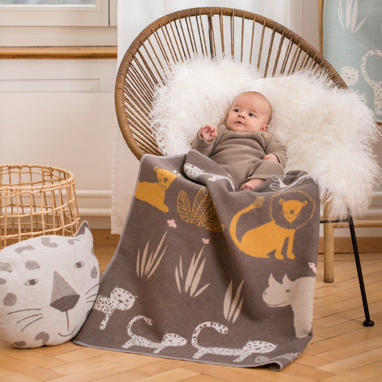 Coperta Invernale in Cotone fantasia Giungla - Juwel Coperta David Fussenegger