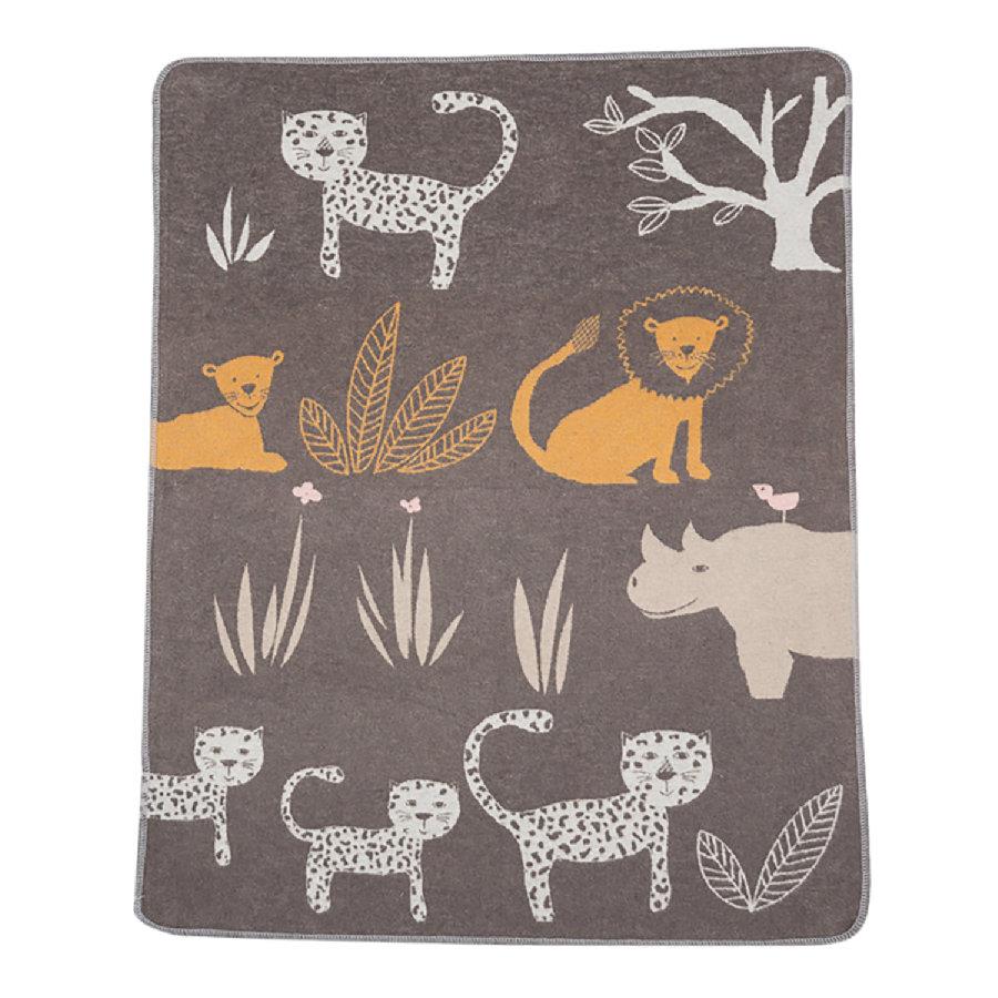 Coperta Invernale in Cotone fantasia Giungla - Juwel Coperta David Fussenegger Marrone