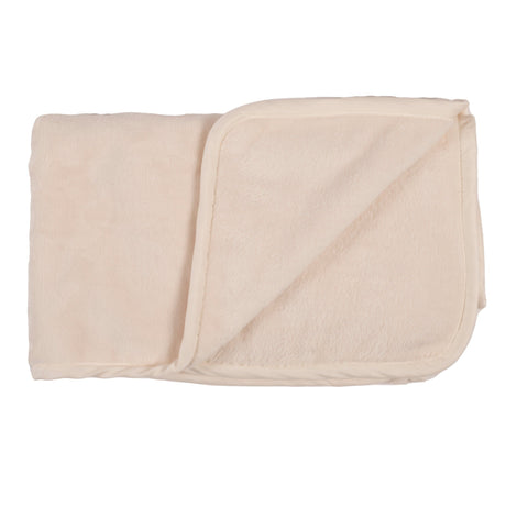 Copertina in Microfibra - Fluffy Copertina Lisola Baby Carrozzina Panna