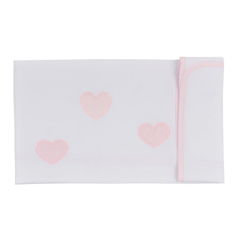 Copertina in Piquet di Puro Cotone - Aloy Copertina Lisola Baby Lettino Rosa