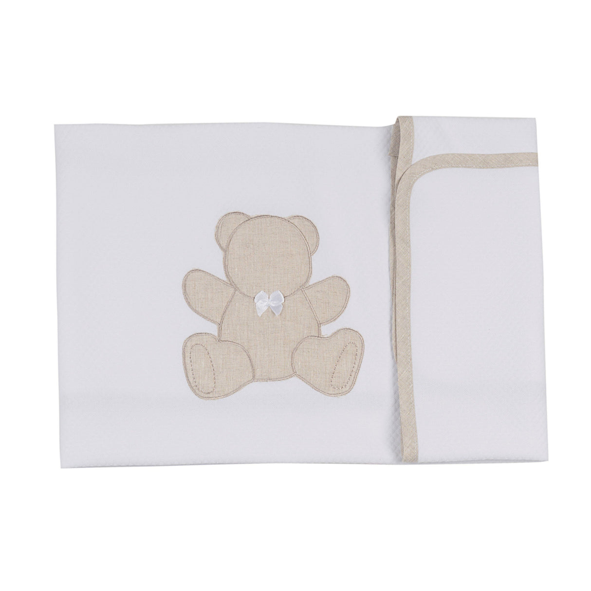 Copertina in Piquet di Puro Cotone - Teddy Copertina Lisola Baby Carrozzina Lino