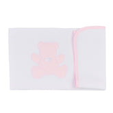 Copertina in Piquet di Puro Cotone - Teddy Copertina Lisola Baby Lettino Rosa