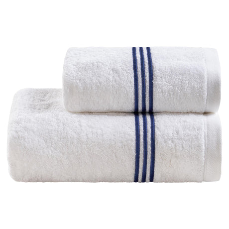 Coppia di Asciugamani in Spugna di Cotone con Bacchette - Daytona Coppia di spugna Lisola Blu Navy
