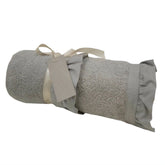 Coppia di Asciugamani in Spugna di Cotone - Galetta Coppia di spugna Lisola Silver