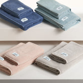 Coppia di Asciugamani in Spugna Stonewashed - Elisir Coppia di spugna Lisola