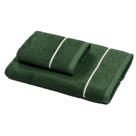 Coppia di Spugna con ricamo bacchetta - Atollo Coppia di spugna Dea Smeraldo