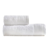 Coppia di Spugna con Balza in Lino StoneWashed - Loira Coppia di spugna Loft by BiancoPerla Bianco
