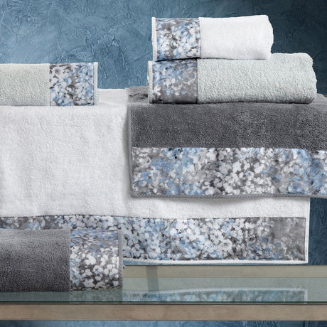 Coppia di Spugna con Balza in Raso - Glicine Coppia di spugna Dea