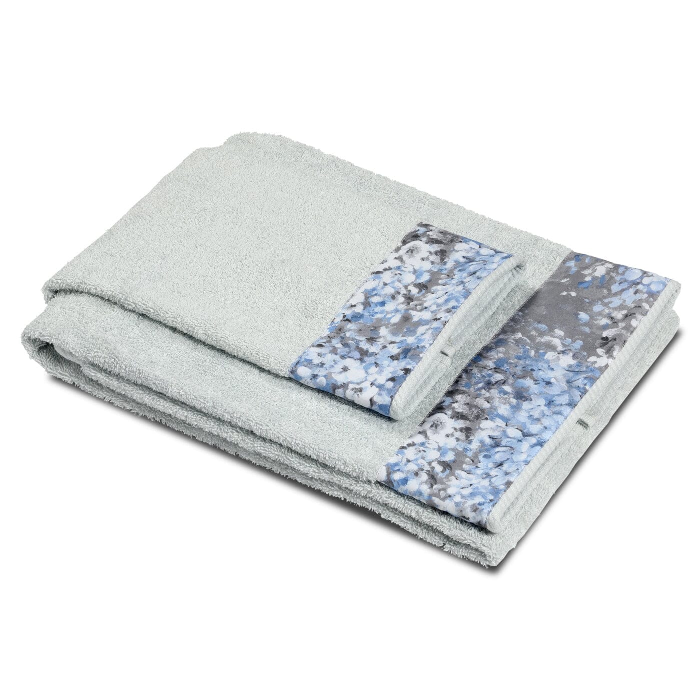 Coppia di Spugna con Balza in Raso - Glicine Coppia di spugna Dea Ghiaccio