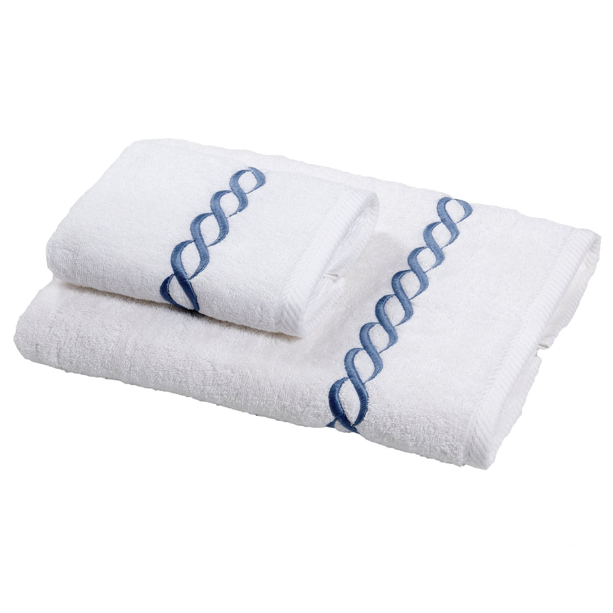 Dea coppia di asciugamani in spugna cotone - CASA TESSILE