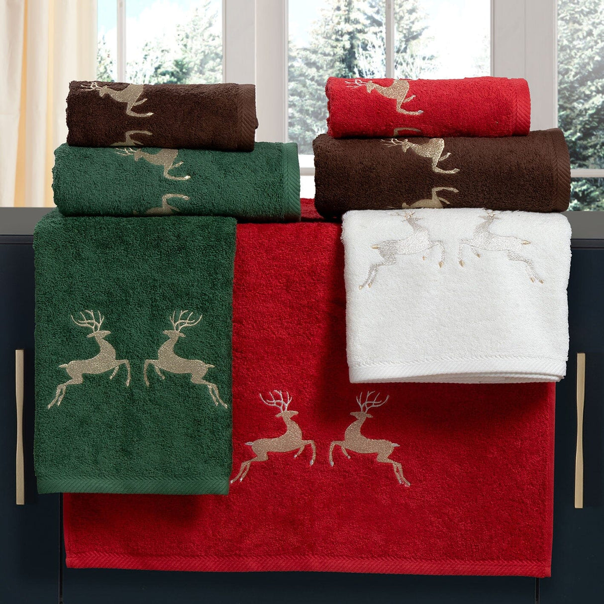 Coppia di Spugna Ricamata - Merano Coppia di spugna Dea