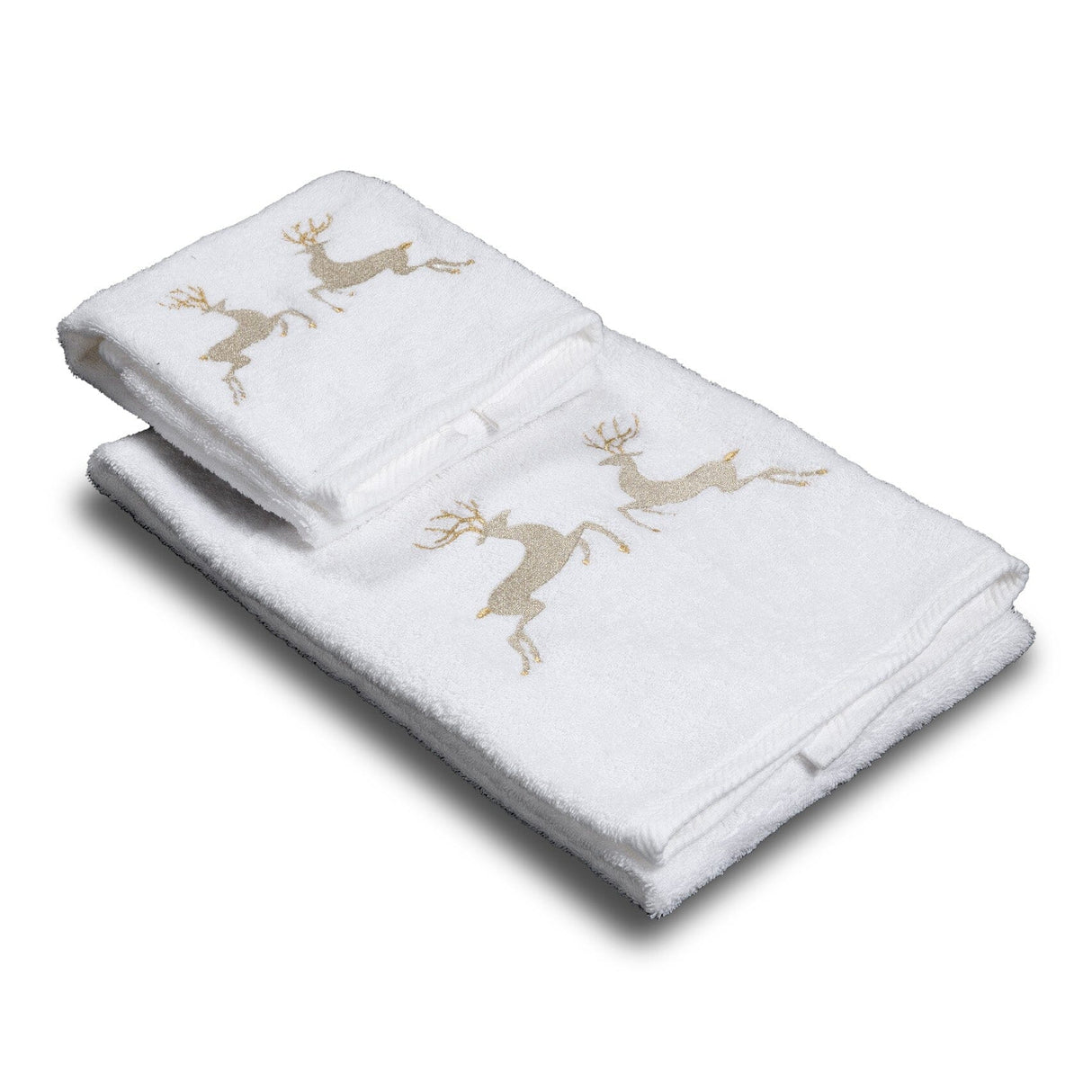 Coppia di Spugna Ricamata - Merano Coppia di spugna Dea Bianco