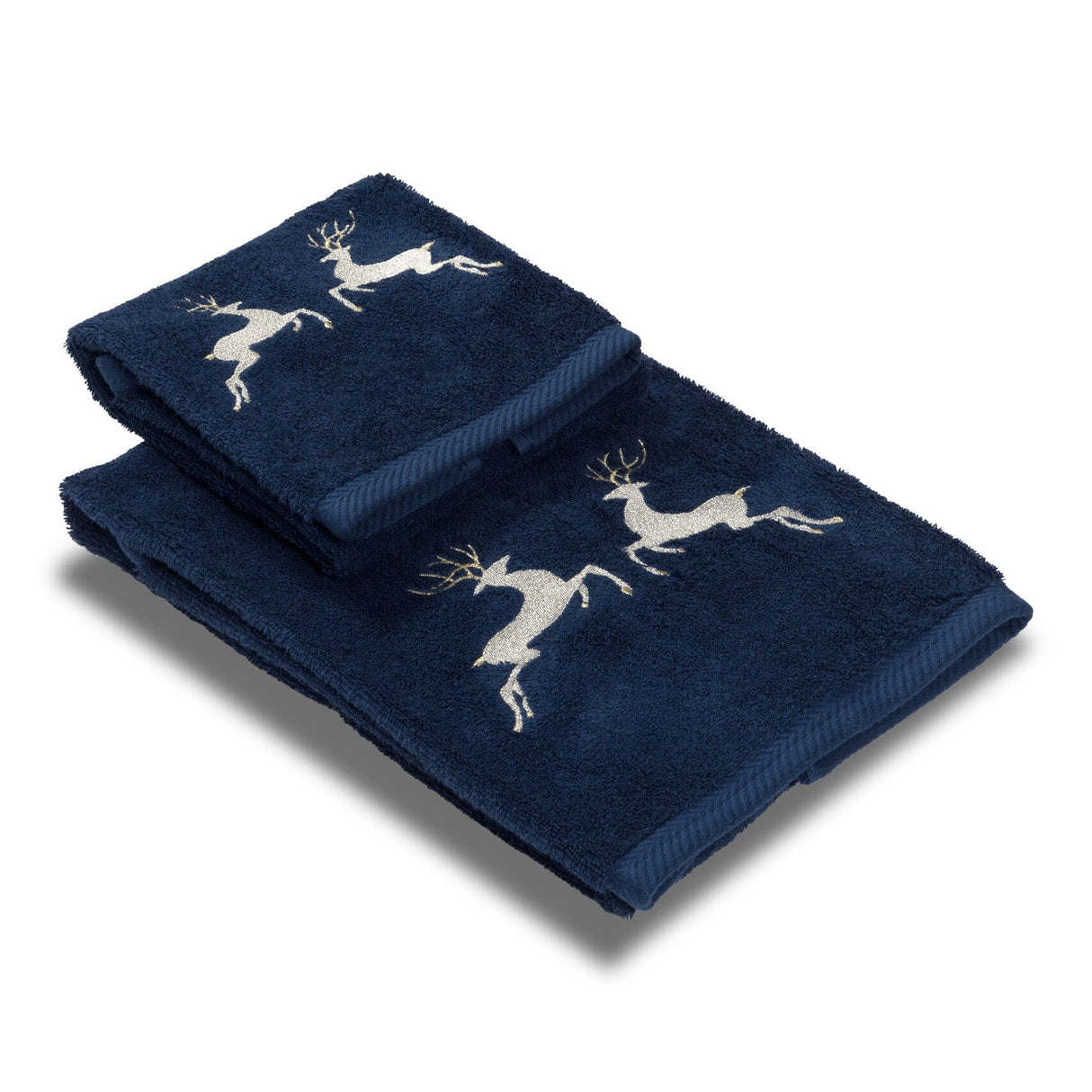 Coppia di Spugna Ricamata - Merano Coppia di spugna Dea Blu