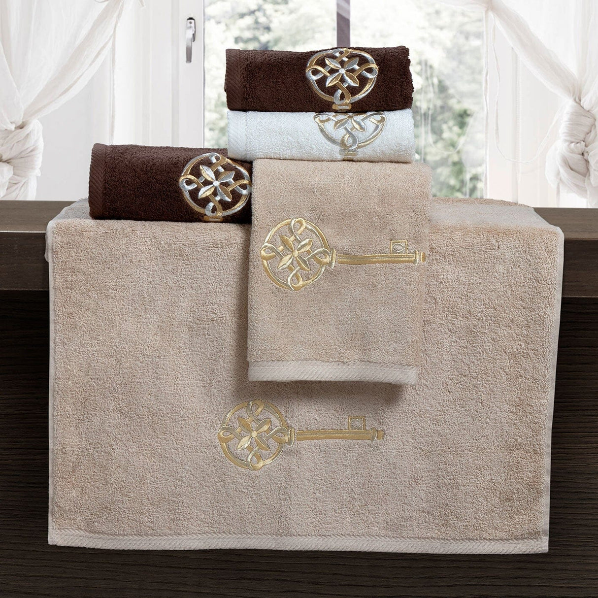 Coppia di Spugna Ricamata - Scrigno Coppia di spugna Dea