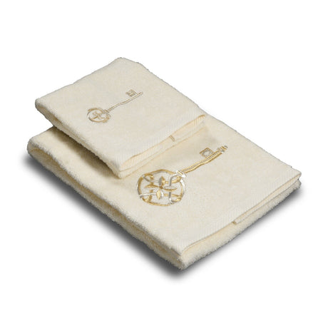 Coppia di Spugna Ricamata - Scrigno Coppia di spugna Dea Panna