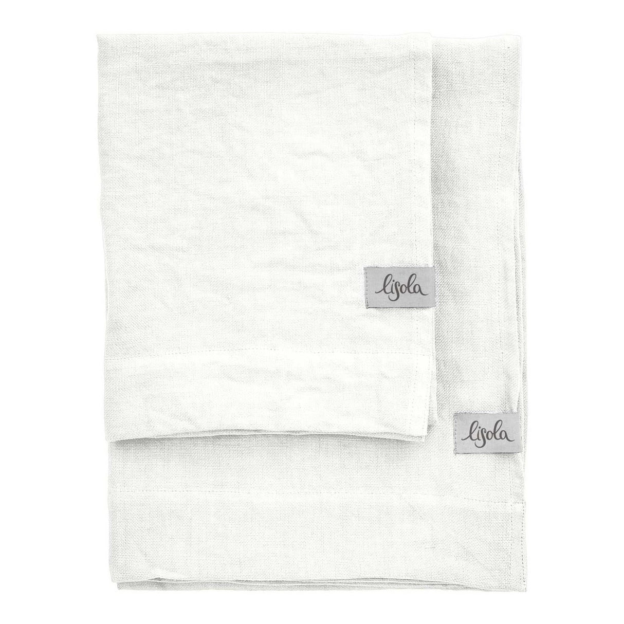 Coppia in Panamà di puro Lino - Panamà Coppia di spugna Lisola Bianco