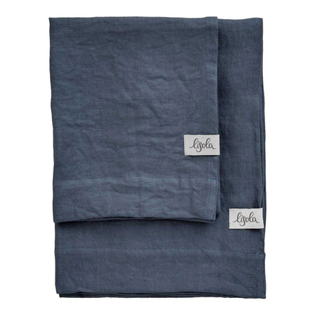 Coppia in Panamà di puro Lino - Panamà Coppia di spugna Lisola Blu (Denim)