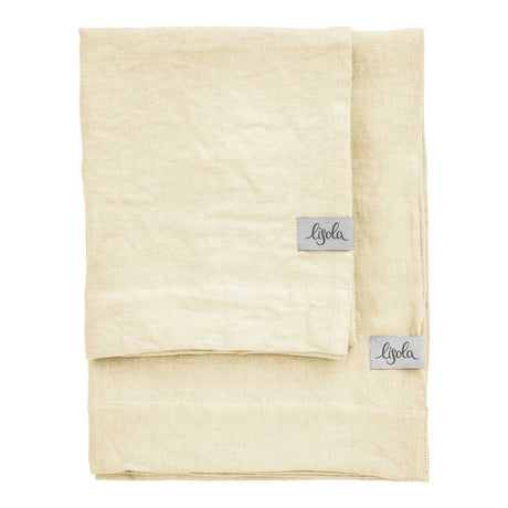 Coppia in Panamà di puro Lino - Panamà Coppia di spugna Lisola Corda