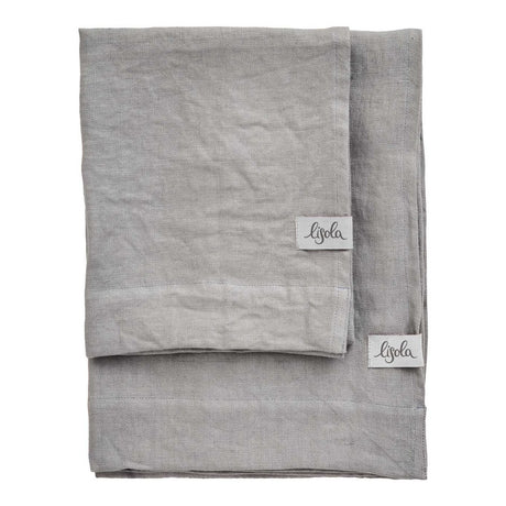 Coppia in Panamà di puro Lino - Panamà Coppia di spugna Lisola Grigio (Fumo)