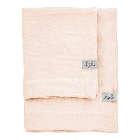 Coppia in Panamà di puro Lino - Panamà Coppia di spugna Lisola Rosa Chiaro