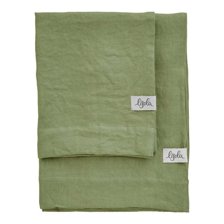 Coppia in Panamà di puro Lino - Panamà Coppia di spugna Lisola Verde (Bosco)