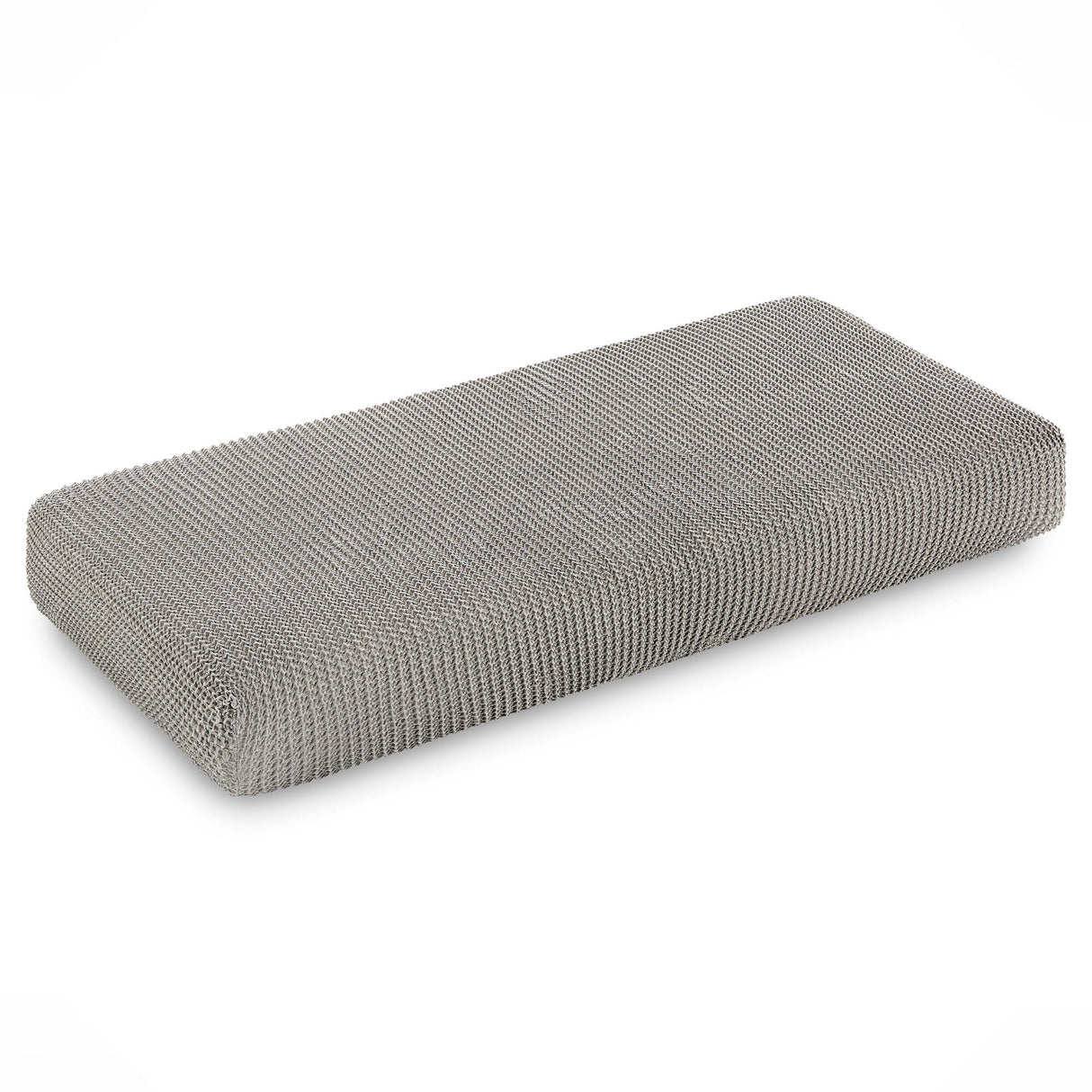 Copricuscino Elastico per Divano in Tessuto Jacquard - Milos Copricuscino Belmarti Copripoltrona Grigio Chiaro