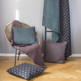 Copricuscino in cotone motivo rombi - Deco Copricuscino David Fussenegger