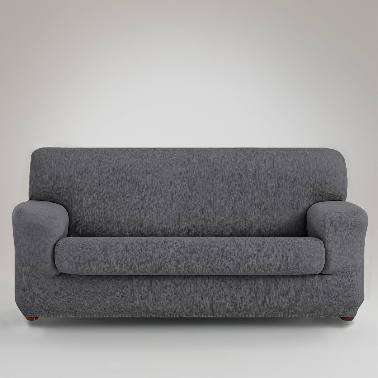 Copricuscino per Divano in Tessuto Jacquard - Teide Copricuscino Berlmarti Copripoltrona Grigio