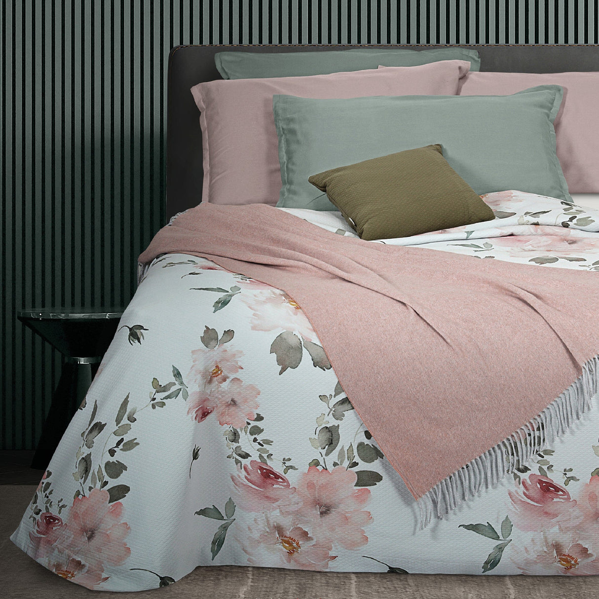 Copriletto in Piquet di Puro Cotone - Aquarius Copriletto Coccoy Matrimoniale