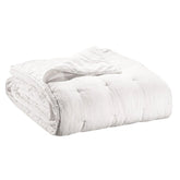 Copriletto Reversibile in Puro Cotone e Puro Lino Tinta Unita Copriletto Vivaraise Bianco 180x260