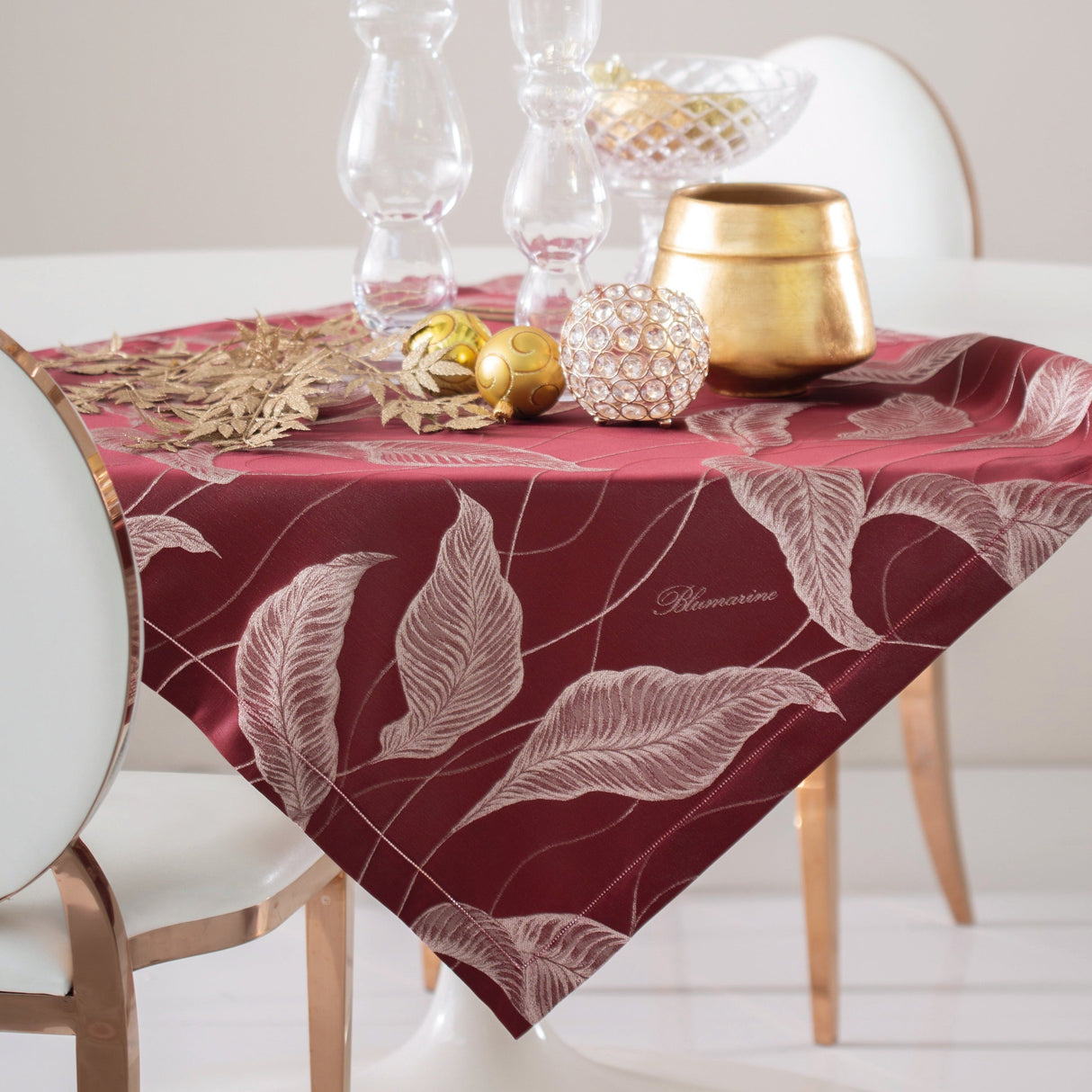 Copritavolo in Jacquard Floreale - Luce Blumarine