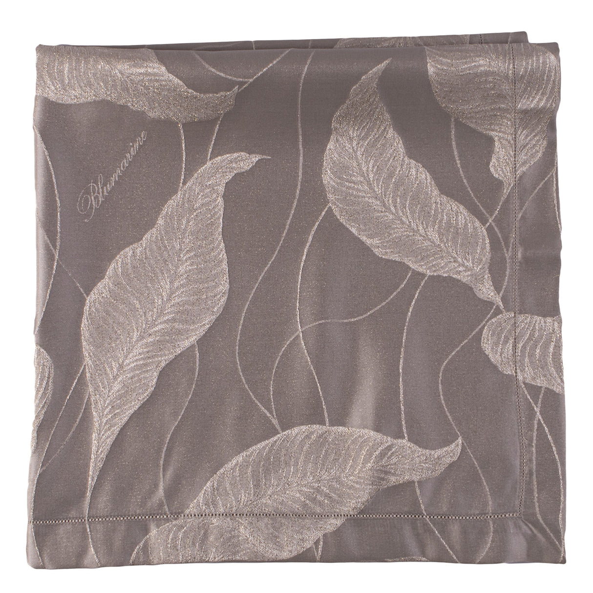 Copritavolo in Jacquard Floreale - Luce Copritavolo Blumarine Tortora