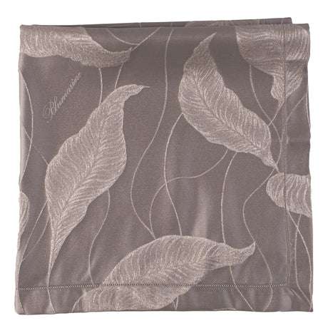 Copritavolo in Jacquard Floreale - Luce Copritavolo Blumarine Tortora