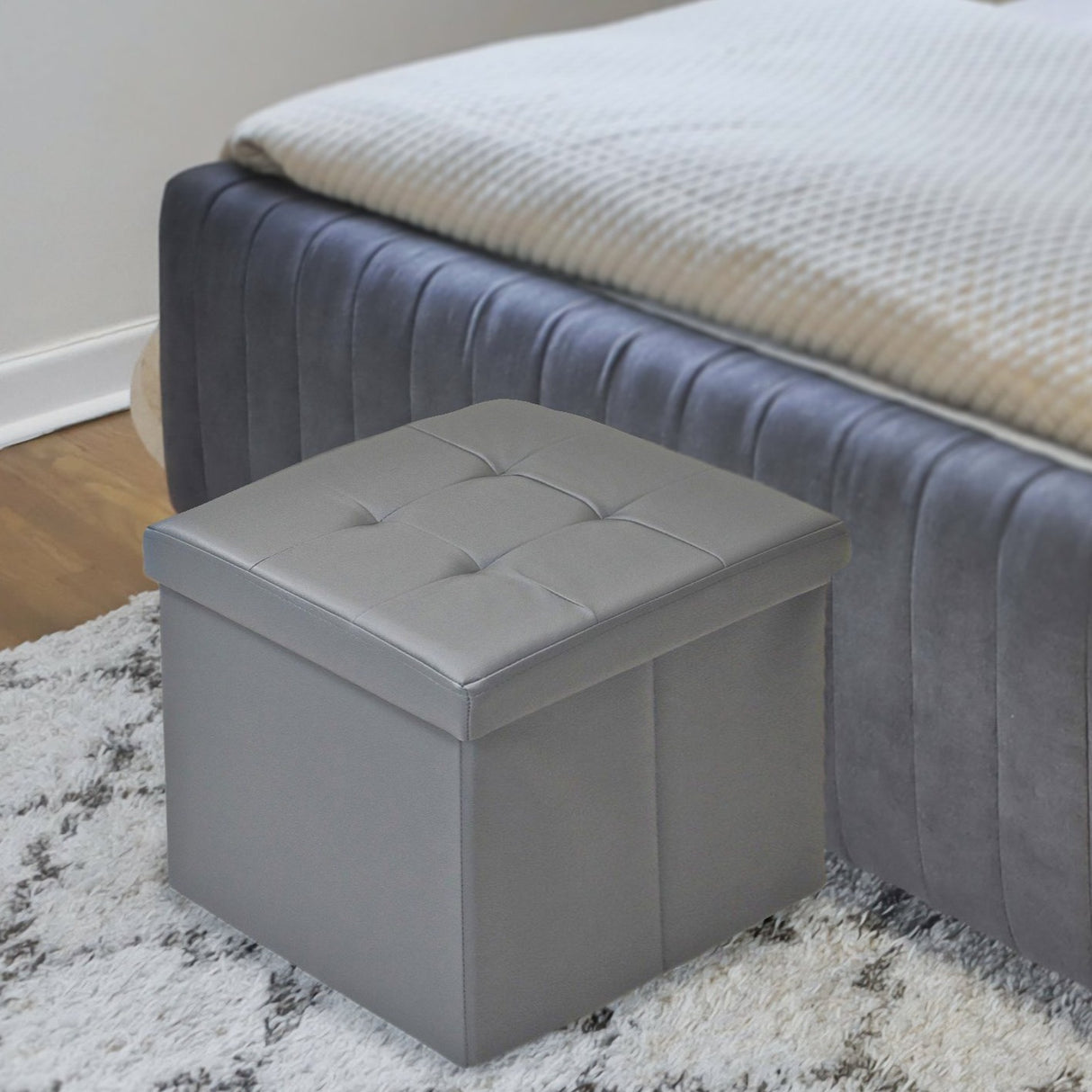 Cubo Contenitore in Pvc Tinta Unita - Plain Cubo Contenitore Daunex