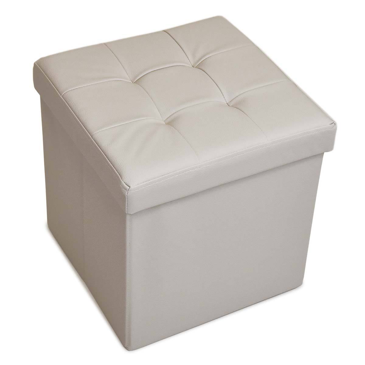 Cubo Contenitore in Pvc Tinta Unita - Plain Cubo Contenitore Daunex Beige