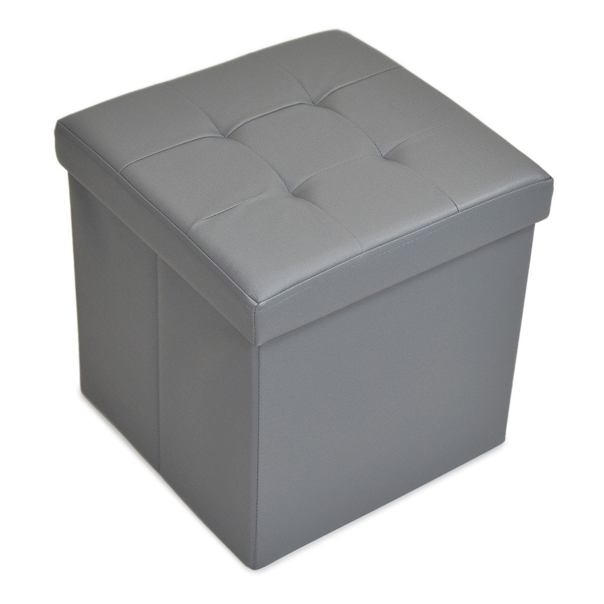 Cubo Contenitore in Pvc Tinta Unita - Plain Cubo Contenitore Daunex Platino