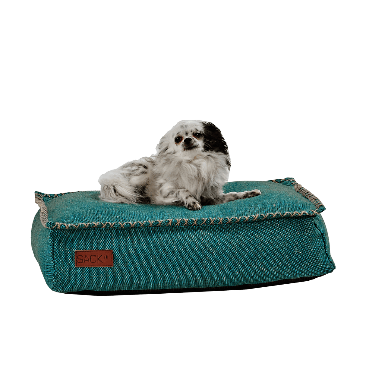 Cuccia per cani in fibre di Olefina - Cobana Cuscino SACKit Piccolo Benzina Melange 