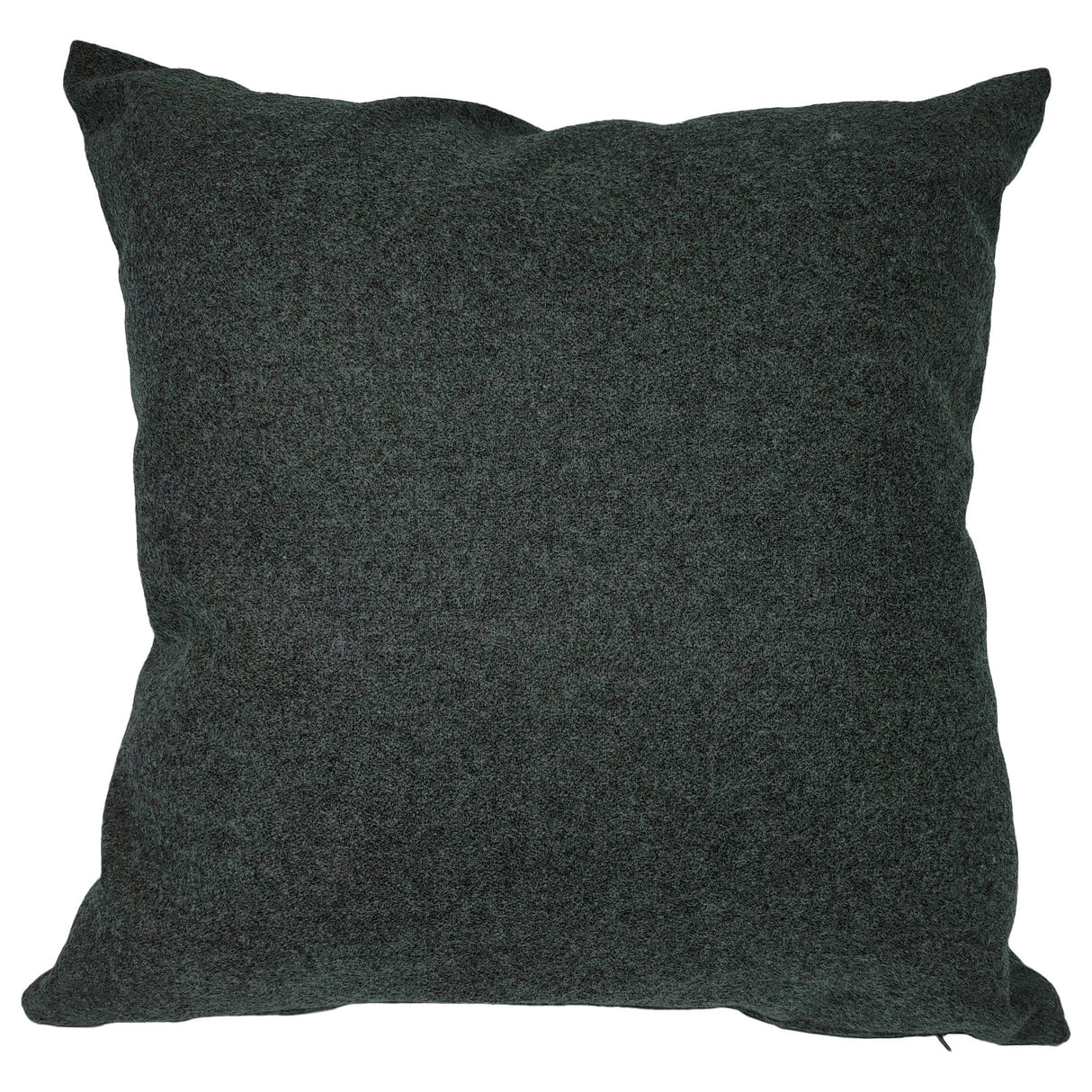 Cuscino Bombato Arredo in Lana in Tinta Unita - Pier Cuscini Arredo Lisola Antracite
