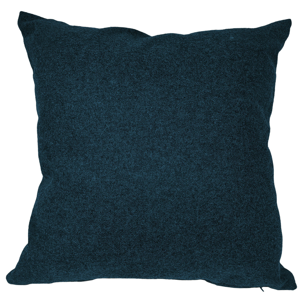 Cuscino Bombato Arredo in Lana in Tinta Unita - Pier Cuscini Arredo Lisola Blu Pavone