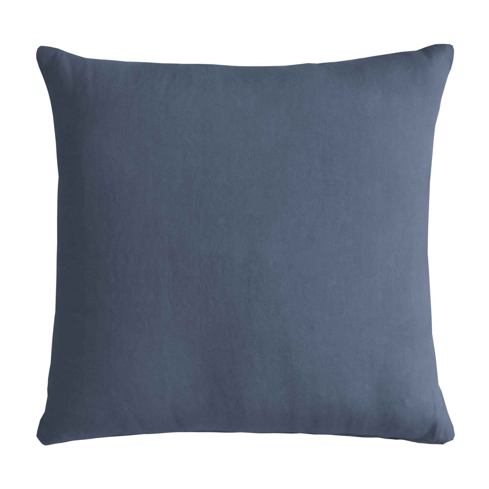 Cuscino in Puro Cotone Stonewashed Tinta Unita - Senna Cuscini Arredo Lisola Stone Denim
