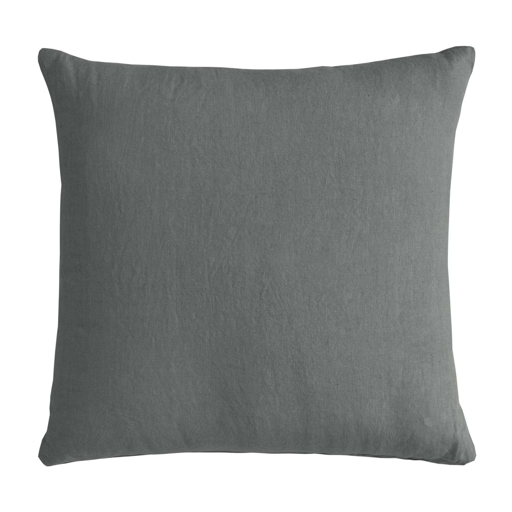 Cuscino in Puro Lino Stonewashed Tinta Unita - Sydney Cuscini Arredo Lisola Grisaglia