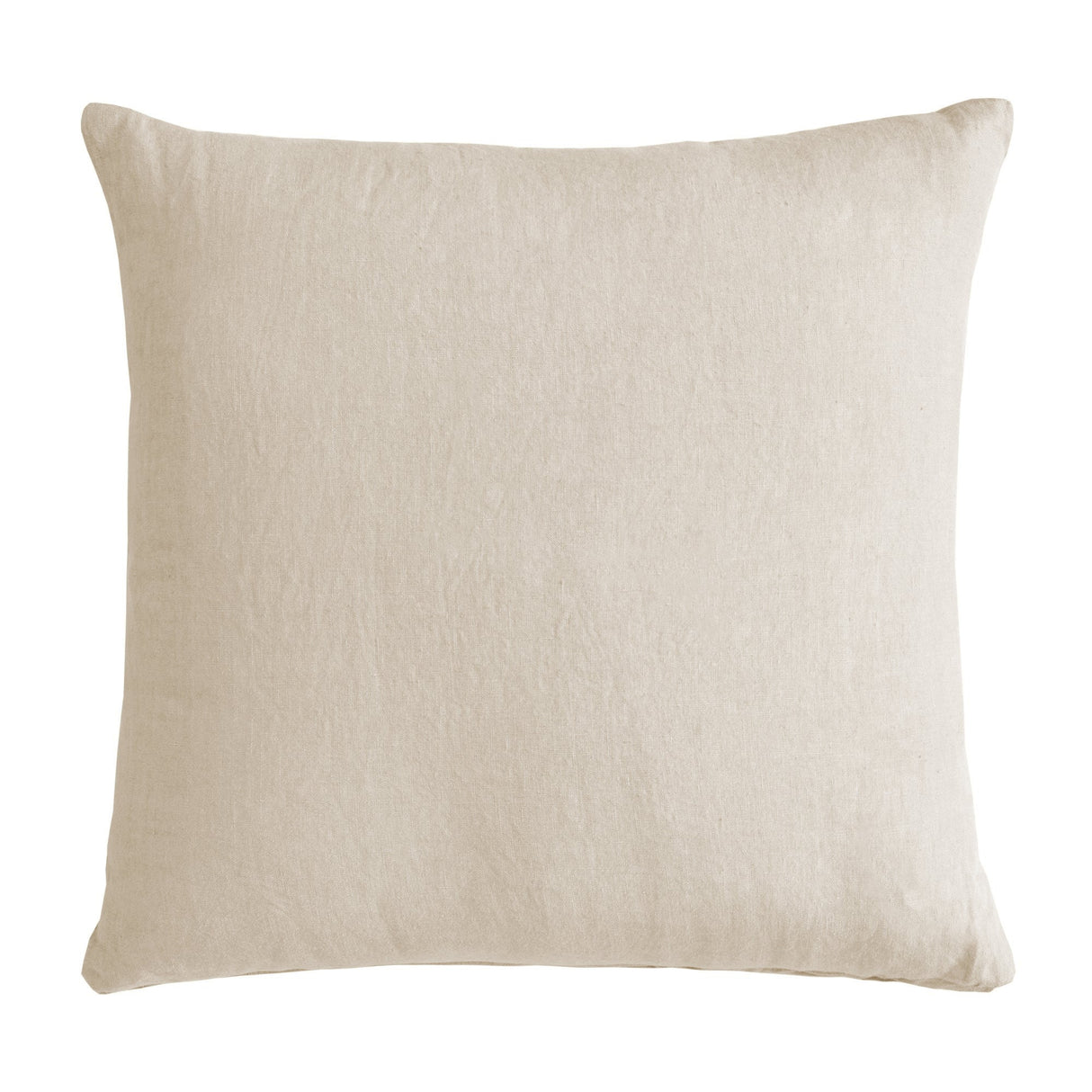 Cuscino in Puro Lino Stonewashed Tinta Unita - Luxury Cuscini Arredo Lisola Sabbia