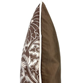 Cuscino in Velluto Stampato - Brown Circle Cuscini Arredo Vanilla Fly