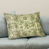 Cuscino Rettangolare in Velluto Stampato Fantasia Geometrica - Pretty Green Cuscini Arredo Vanilla Fly