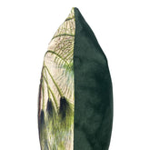 Cuscino Rettangolare in Velluto Stampato Fantasia Palme - Green Palms Cuscini Arredo Vanilla Fly