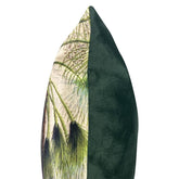 Cuscino Rettangolare in Velluto Stampato Fantasia Palme - Green Palms Cuscini Arredo Vanilla Fly